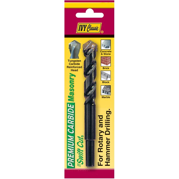 1/2" Masonry Drill Bit 3/8" Shank - Tools & Accessories