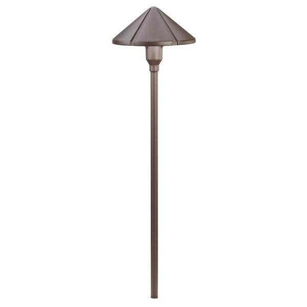 12V Center Mount Path Light - Bronze - Landscape Lighting