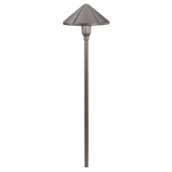 LED Center Mount Path Light 2700K - Bronze - Landscape Lighting