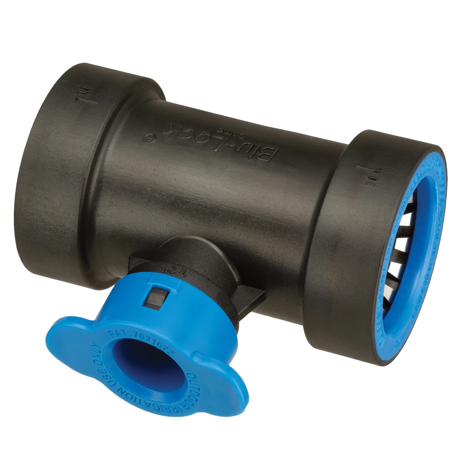 Blu-Lock 1" Bl X 1/2" Blr Tee - Fittings