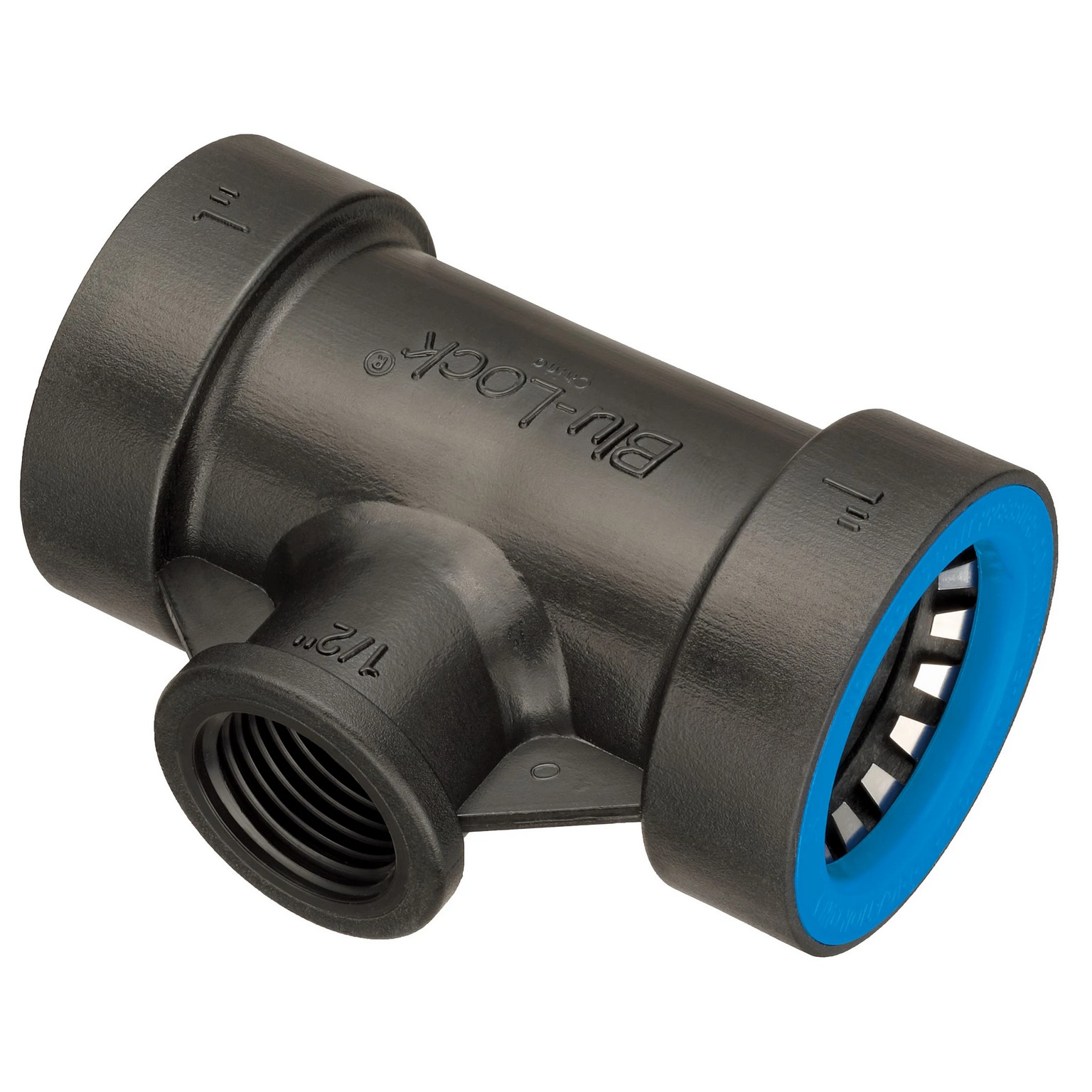 Blu-Lock 1" Bl X 1/2" FIPT Tee - Fittings