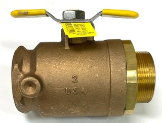 2" Brz Fp Mxf Hydro Ball Valve - Main Connection