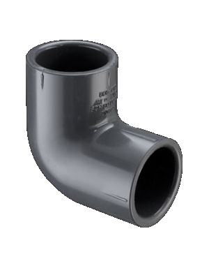 SS 90 Elbow Sch 80 - Fittings