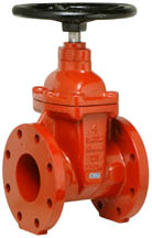 Flanged Ductile Iron Gate Valve W/ Square OP Nut - Commercial Irrigation