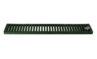 2' Spee-D Channel Grate - Green - Landscaping