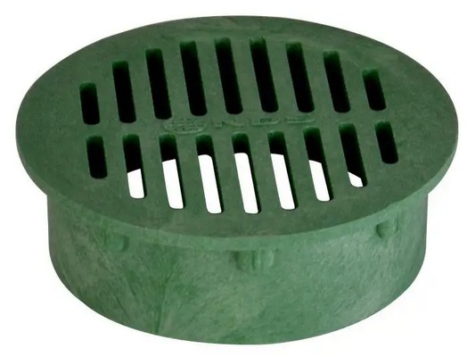 6" Round Grate - Green - Landscaping