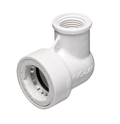 1" PVC-Lock X 1/2" FPT Elbow - Irrigation