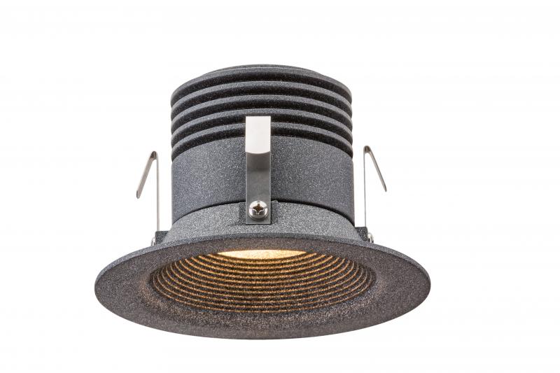 3 LED ZD Recessed Down Light - Weathered Iron - Landscape Lighting