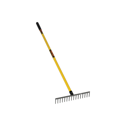 16" Level Head Rake - Fiberglass Handle - Tools & Accessories