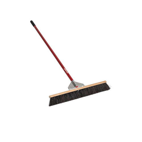 24" Medium Bristle Broom - Aluminum Handle - Tools & Accessories