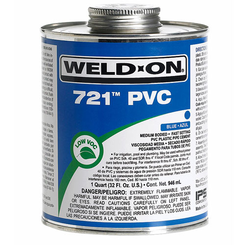 721 Blue PVC Cement