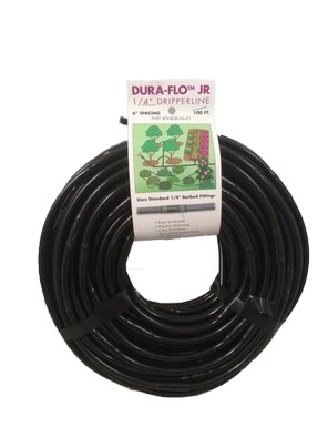 1/4" Dripline W/1/2GPH Emitter Pre-Inserted Every 6"